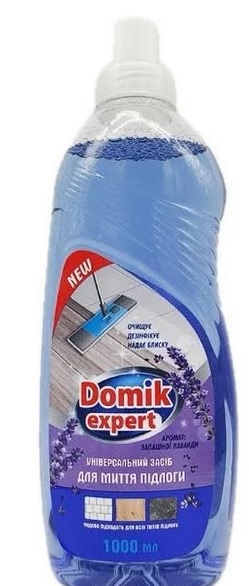 Засіб для миття підлоги Domik Expert Лаванда. 1000 мл.